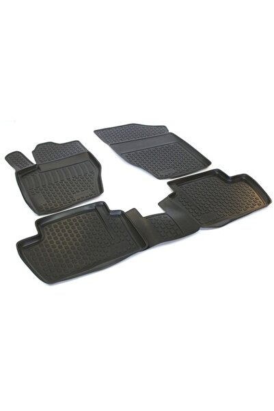 ART Set de 4 covorașe antiderapante din cauciuc, tip tavă, PEUGEOT 307 2001-2008