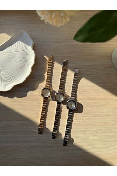 rubsey Retro Minimal Metal Cord Vintage Women Wristwatch Double Color