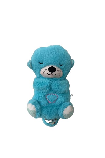 OEM Plush toy, Musical Otter with light, soothing breathing, for babies, polyester
