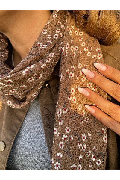 kurukafagift Shawl Scarf with Tiny Floral Pattern