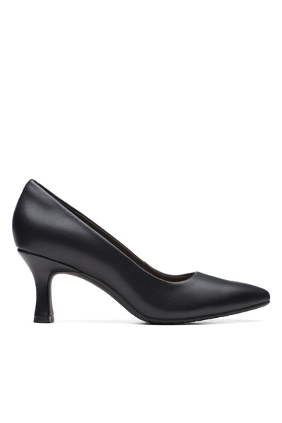 CLARKS Women's Black Kataleyna Gem Mid Heel
