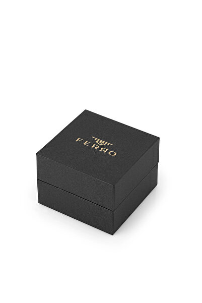 FERRO Silver Steel Cord Men's Wristwatch Fm11468Awt-A15 Functions Active 3Atm Waterproof