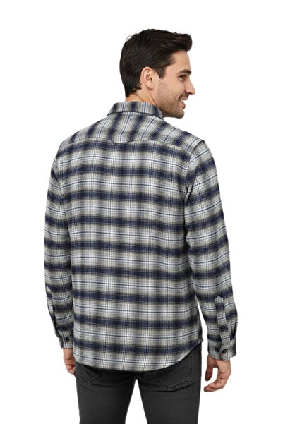 wolente Men's Winter Double Pocket Flap Shirt Bgl-St04933