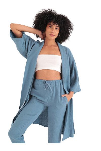 FREEDOM STOREE Kimono Top - Indigo
