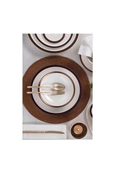 Porland Copper Line 60 Parça 12 Kişilik Yemek Takımı