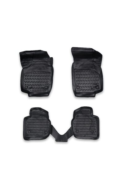 OEM Set de 4 covorașe auto pentru Skoda Rapid (2014+), cu cleme de podea, cau...