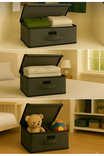 BEAUTY THE WORLD Modern Kapaklı Dolapiçi Çok Amaçlı 3'lü Set