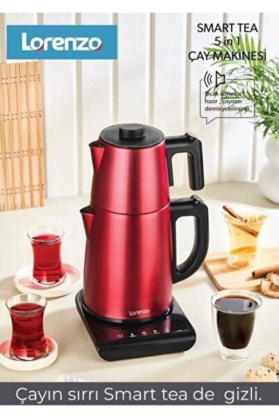 Lorenzo Smart Tea 5 in 1 Talking Tea Maker Red