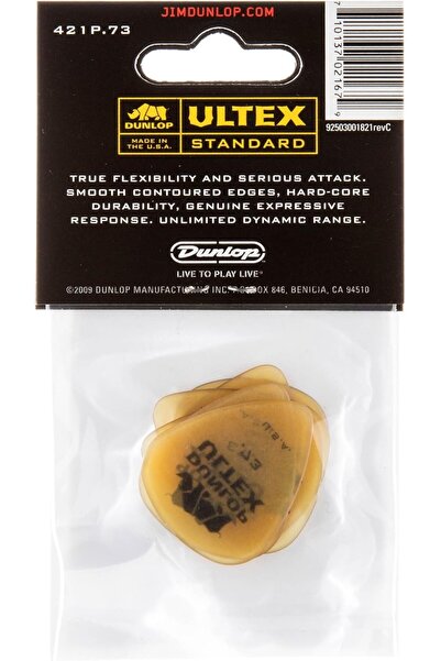 DUNLOP Jim 421P.73 Ultex 6lı Paket Pena (0.73 mm)