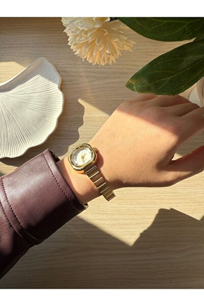 rubsey Retro Minimal Metal Cord Vintage Women Wristwatch Double Color