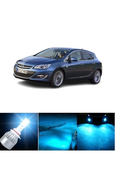 Skygarage Opel Astra J Makyajlı Kasa Buz Mavisi Led Xenon Sis Farı Ampulü H11 8000K