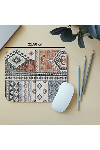 riyaz Carpet Motif Pattern 10 - Rectangular Mouse Pad, 17.5 cm X 19.50 cm