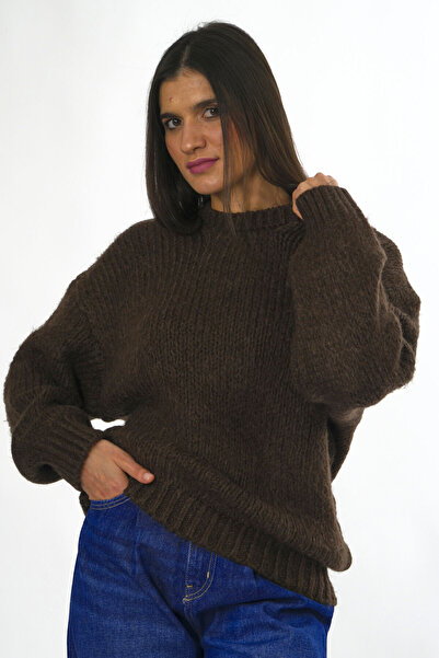 ABBRA Γυναικείο πουλόβερ με μακριά μανίκια