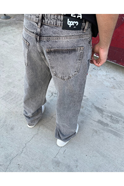 BPM Ultra Premium Crystal Stone Baggy Jeans