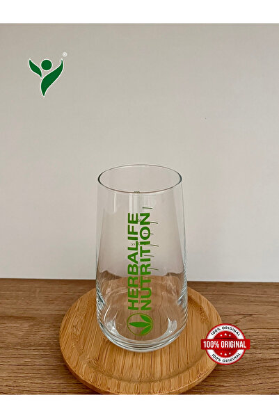 Herbalife Logolu Özel Tasarım Cam Bardak - 400 ml