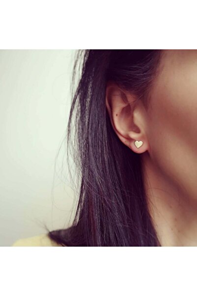 iNGRiKO 14K yellow gold earrings with hearts