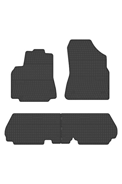 OEM Set de 4 covorașe auto pentru CITROEN BERLINGO (din 2008), cauciuc negru ...