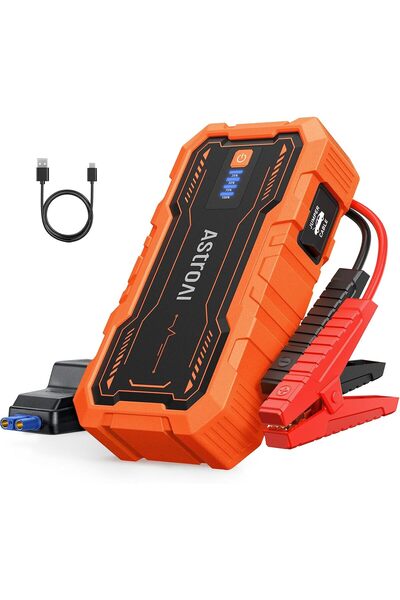 AstroAI جهاز بدء تشغيل بطارية السيارة S8 Pro، ذروة 3000 أمبير، 12 فولت، 12000...