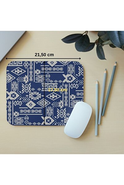 riyaz Carpet Motif Pattern 9 - Rectangular Mouse Pad, 17.5 cm X 19.50 cm
