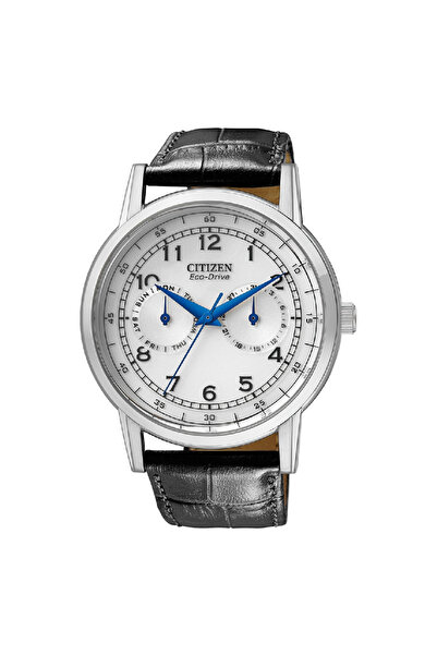 Citizen Eco-Drive AO9000-06B White Dial Leather Strap Men's Watch