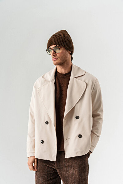 go gang own Κοντό παλτό Stonelane διπλό πέτο με γιακά