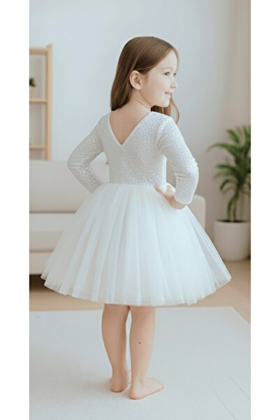 bright moon Girl Tutu Birthday Party Dress