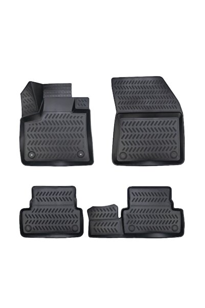 OEM Set de 4 covorașe auto cu cleme pentru Peugeot 3008 (2017–prezent), cauci...