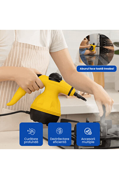 OferteTop Steam Cleaner for Floors, Grouts and Sofas, Disinfection Function