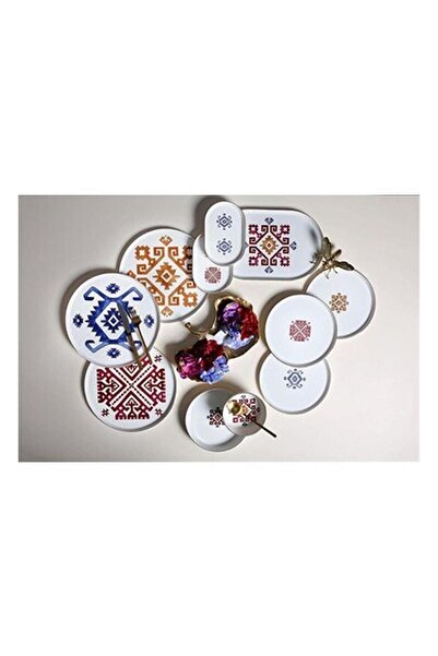 Porland Arabesque 27 Parça 6 Kişilik Yemek Takımı