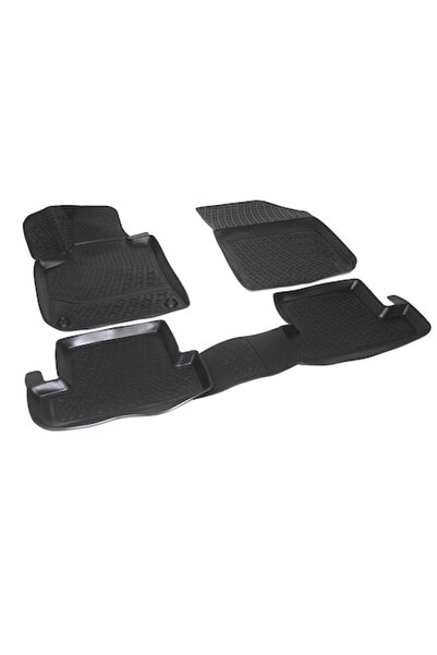 ART Set de 4 covorașe auto din cauciuc antiderapante, tip tavă, pentru PEUGEOT 5008 (2010->)