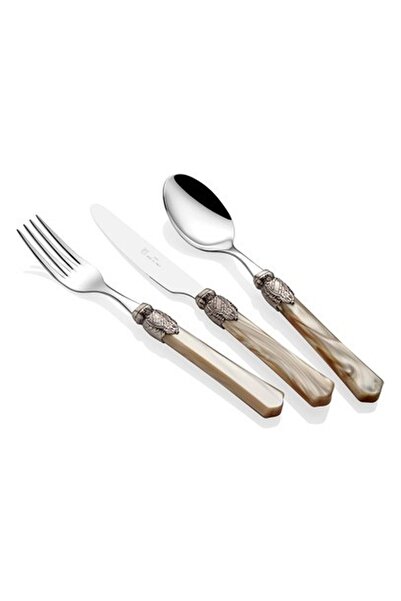 RİVADOSSİ SANDRO Rivadossi Vittoria Şampanya 75 Parça Çatal Bıçak Seti