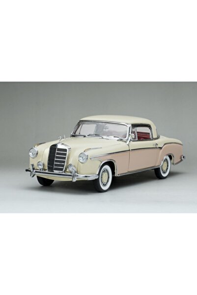 SUN STAR MODEL Macheta auto, 1958 Mercedes-Benz 220SE Coupe crem și roz 1:18