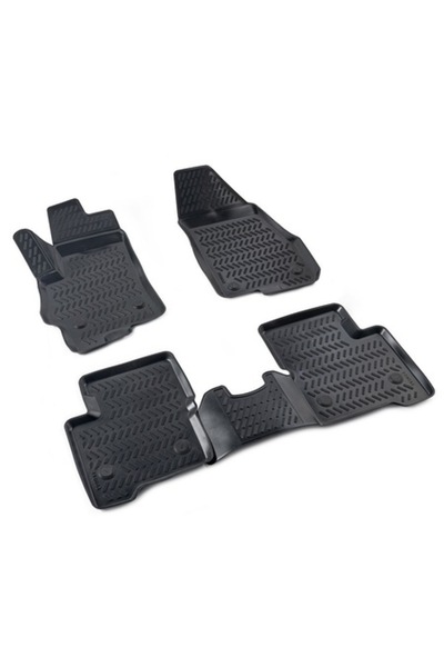 OEM Set de 4 covorașe 8D pentru Ford C-Max II (2011+) - Cauciuc, Impermeabile, Antiderapante
