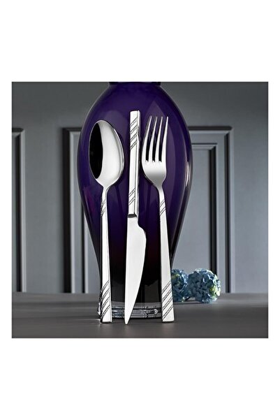 Dilay Dicle 84 Parça Kaşık Çatal Bıçak Takımı 3mm 12 Kişilik