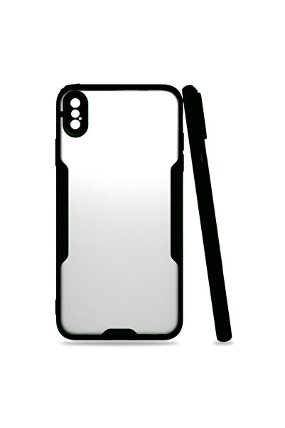 ceppark Newface iPhone XS Max Case Platinum Silicone - Black