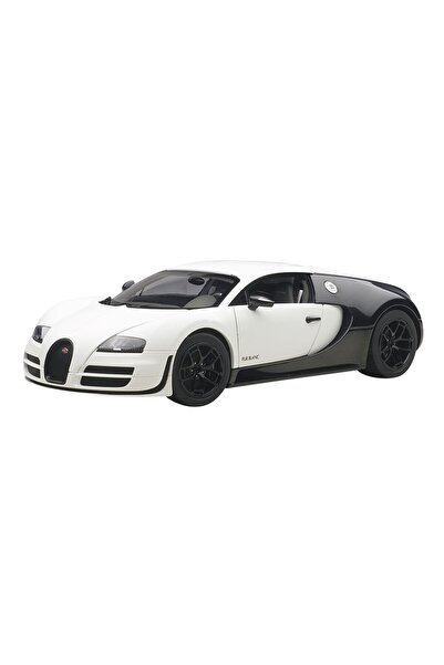 autoart Macheta auto, Bugatti Veyron 16.4 SuperSport Pur Blanc Edition 2012 (alb mat/negru carbon) 1:18