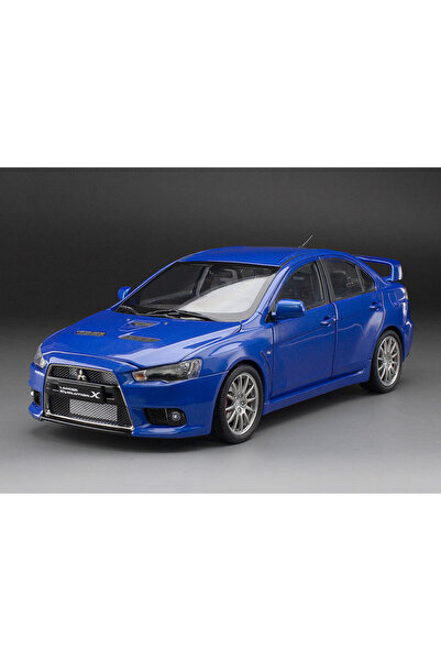 SUN STAR MODEL Macheta auto, Mitsubishi Lancer Evolution X - Albastru metalizat 1:18