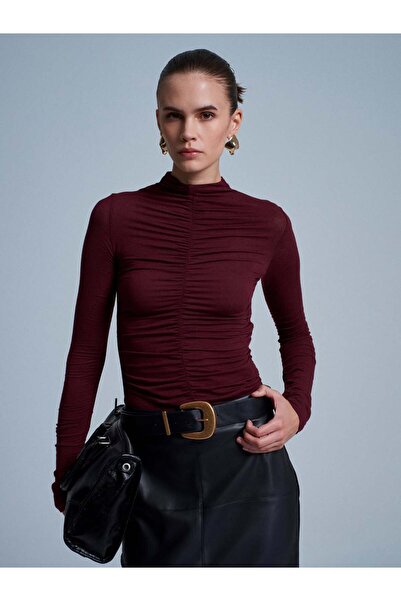 Serpirella Butik Bluză din cașmir cu șnur