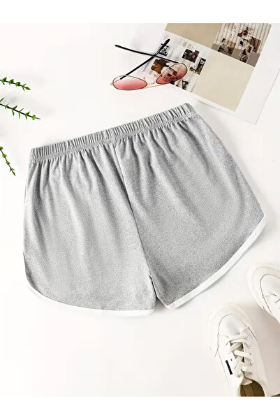 Jooy Women's Combed Cotton Piped Mini Shorts