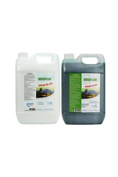 Galaxy Clean pachet detergent și balsam de rufe, Mountain, 2x5 L