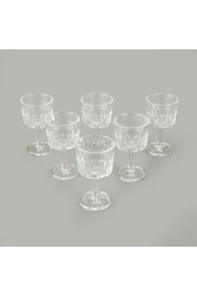 MATMEL Home 6-Piece Coffee Side Water Glasses - Transparent - 90 ml