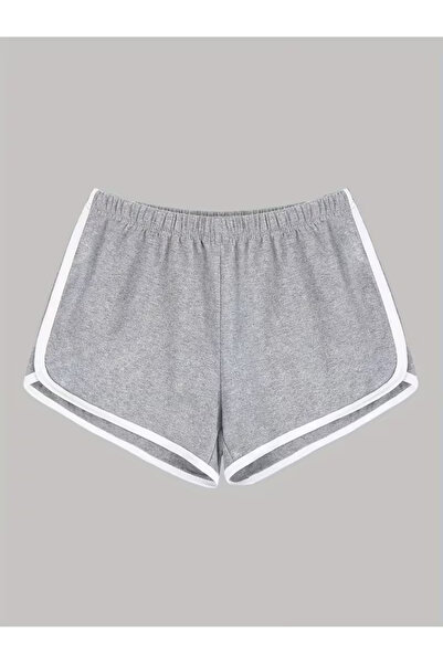 Jooy Women's Combed Cotton Piped Mini Shorts