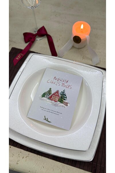 Atolye219 Yılbaşı davetiye/hediye/yemek kartı (12 ADET)