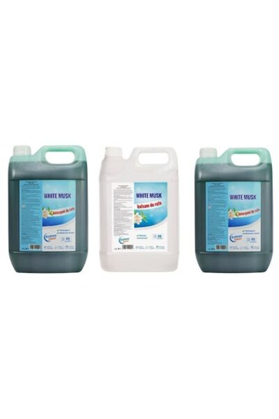 Galaxy Clean Pack of 2 detergents and 1 conditioner, White Musk, Galaxy Clean...