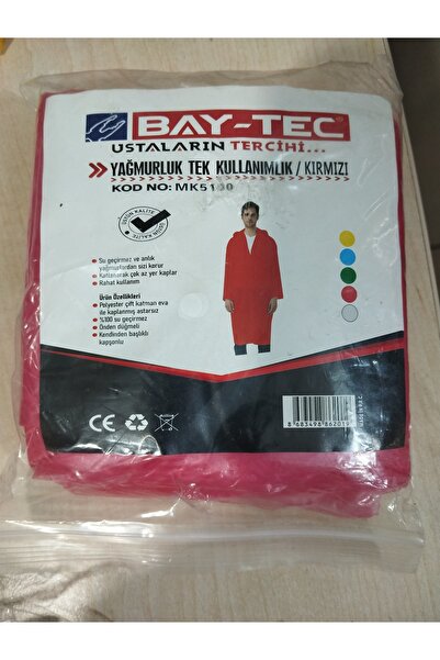 Baytec Tek Kullanımlık Yağmurluk