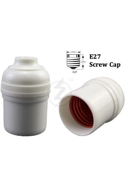 Raco Bulb Holder for All Lights (HANGING E27 WHITE)