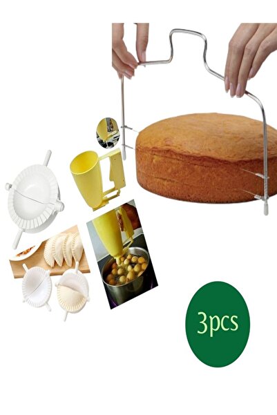 Generic This product is a 3-piece kitchen set that helps you prepare pastries and desserts easily, and includes