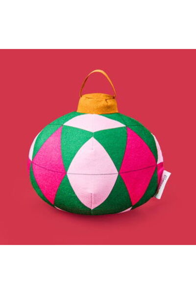 ASPARTAM Soft Topaç Figured Pillow - Colorful - 16X14 cm