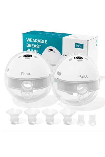 Paruu مضخة ثدي قابلة للارتداء بدون استخدام اليدين P16 - محمولة، 4 أوضاع و12 م...