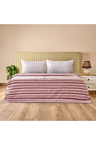 ASPARTAM بطانية سوفت روزيل مزدوجة - وردي - 180x220 سم